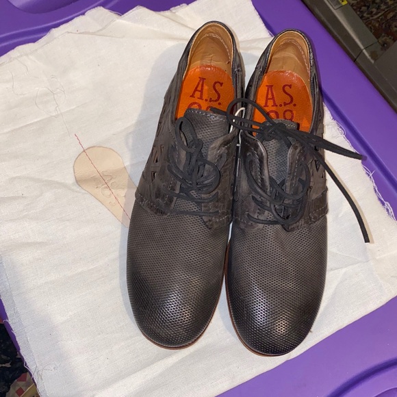 A.S. 98 Lace Up Steel Grey shoes size 37 - Picture 1 of 9